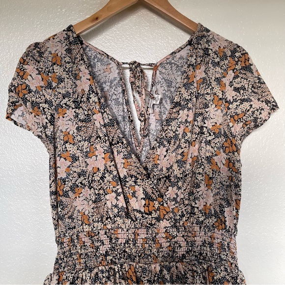 American Eagle Floral Tier Dress Size Size L - Picture 3 of 11